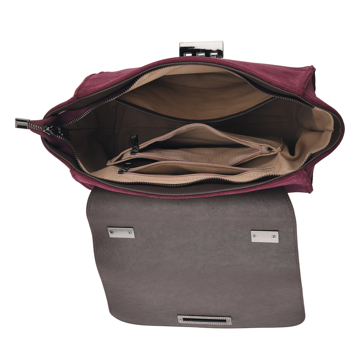 Crossbody Bag (Size - One Size) - Burgundy 8692491 4