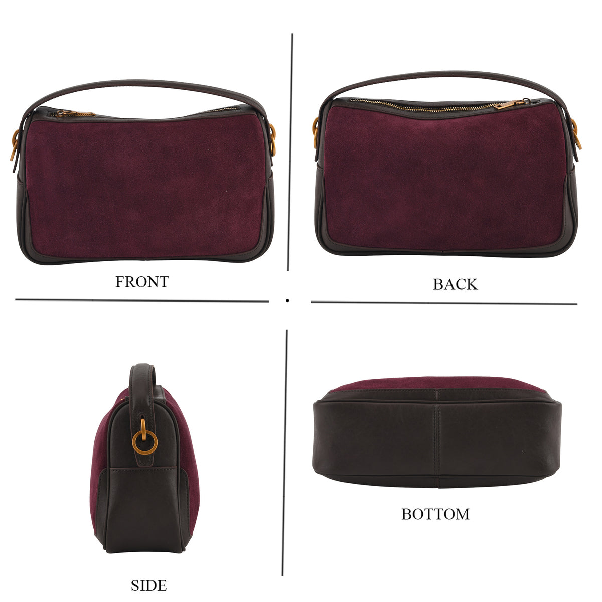 Crossbody Bag (Size - One Size) - Burgundy 8692508 3
