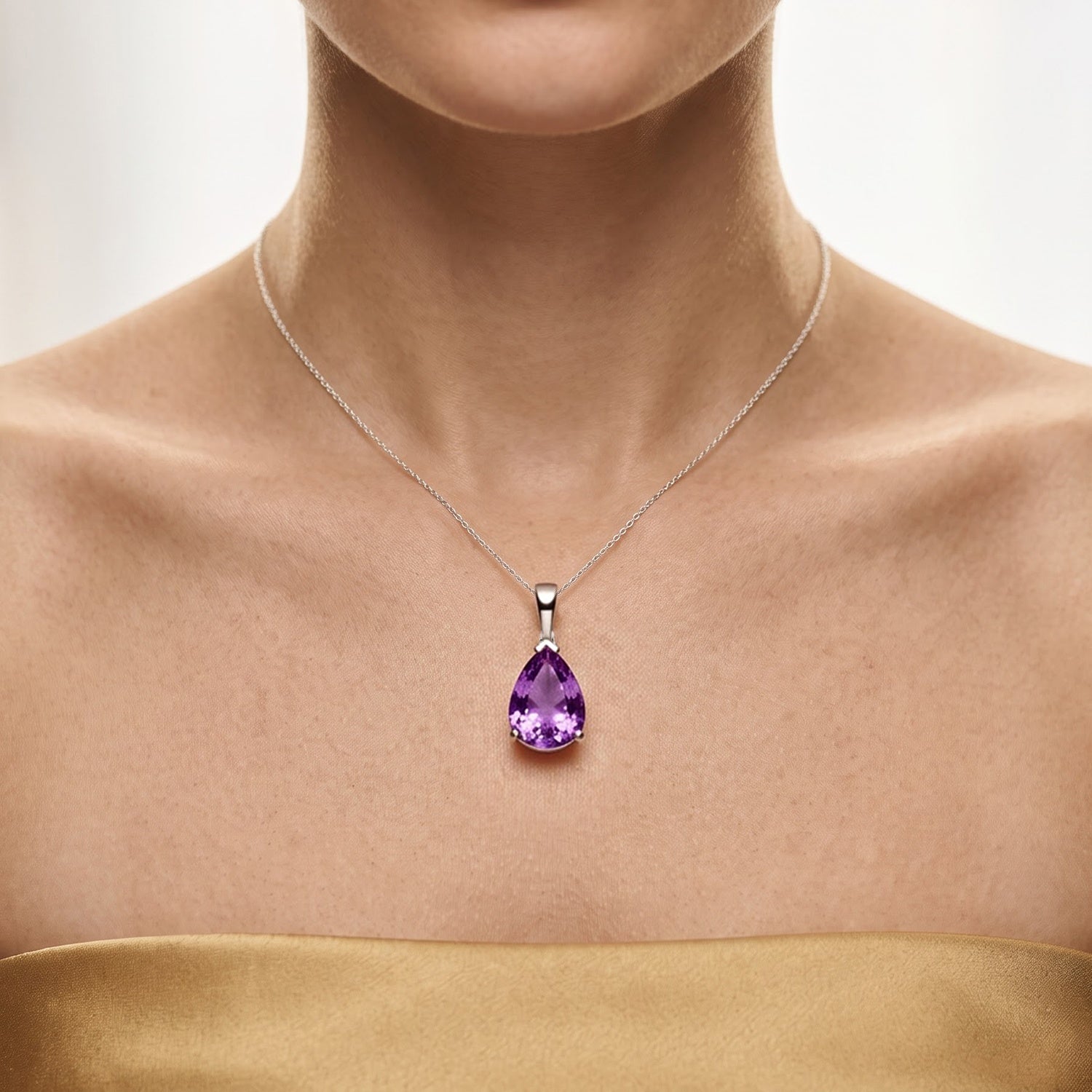 Rhapsody - 950 Platinum AAAA Kunzite Solitaire Pendant 34.43 Ct, Platinum Wt. 11.00 Gms 8692560 1