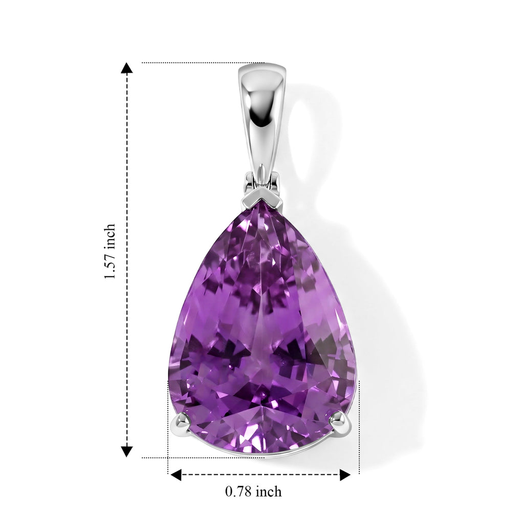 Rhapsody - 950 Platinum AAAA Kunzite Solitaire Pendant 34.43 Ct, Platinum Wt. 11.00 Gms_8692560_4