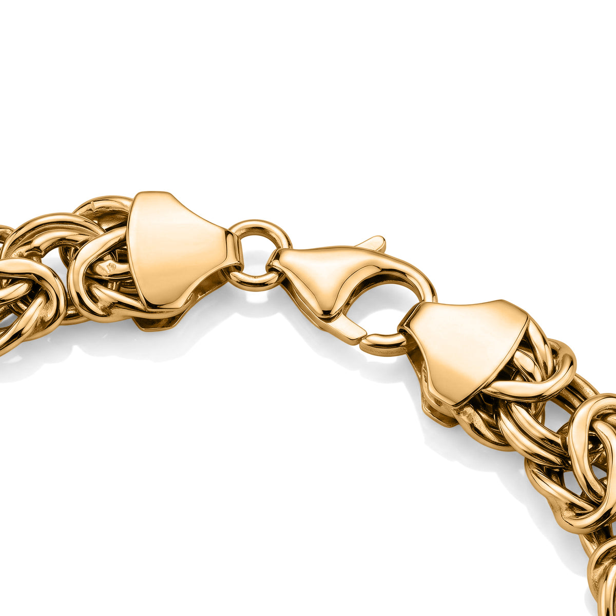 ROYAL BYZANTINE - 9K Yellow Gold Hand Made BYZANTINE Bracelet (Size - 8) with Lobster Clasp, Gold Wt. 8.50 Gms. 8692855 3
