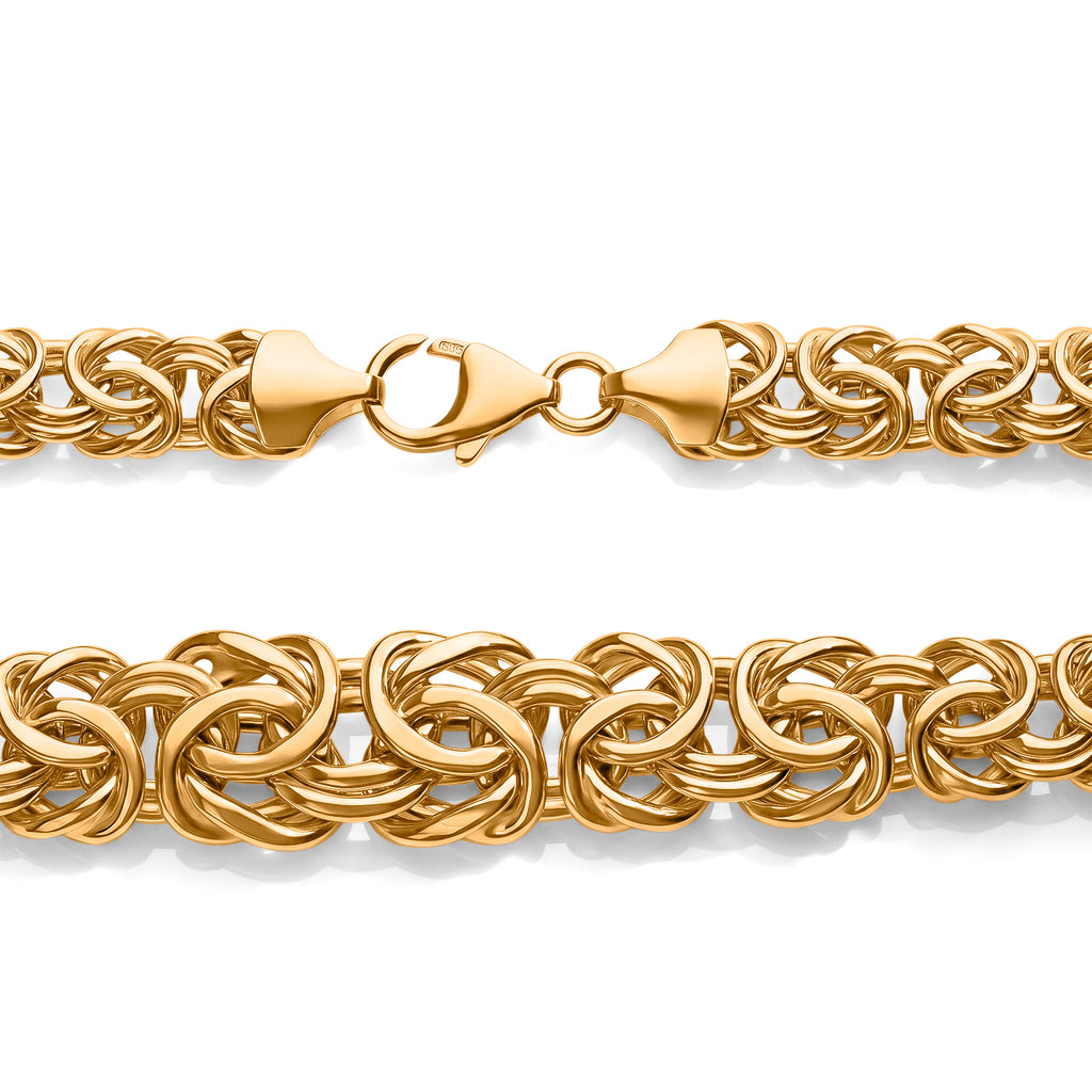 9K Yellow Gold Hand Made Byzantine Necklace (Size - 20) with Lobster Clasp, Gold Wt. 22.83 Gms_8692858_4