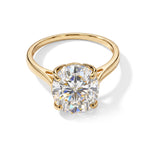 Luxoro 9K Yellow Gold Moissanite Ring, Gold Wt.1.75 Gms  5.000  Ct._8695023