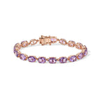 EverTrue - Rose De France Amethyst Bracelet (Size - 7.5) 20.40 Ct._8695343
