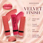 Bourjois: 3-Piece Lipstick Set (Includes Rouge Lipstick in Cherry D Amour, Rouge Lipstick in Cherry Maca Rose & Bourjois Velvet Lipstick in Mocha Mour)_8695411_2
