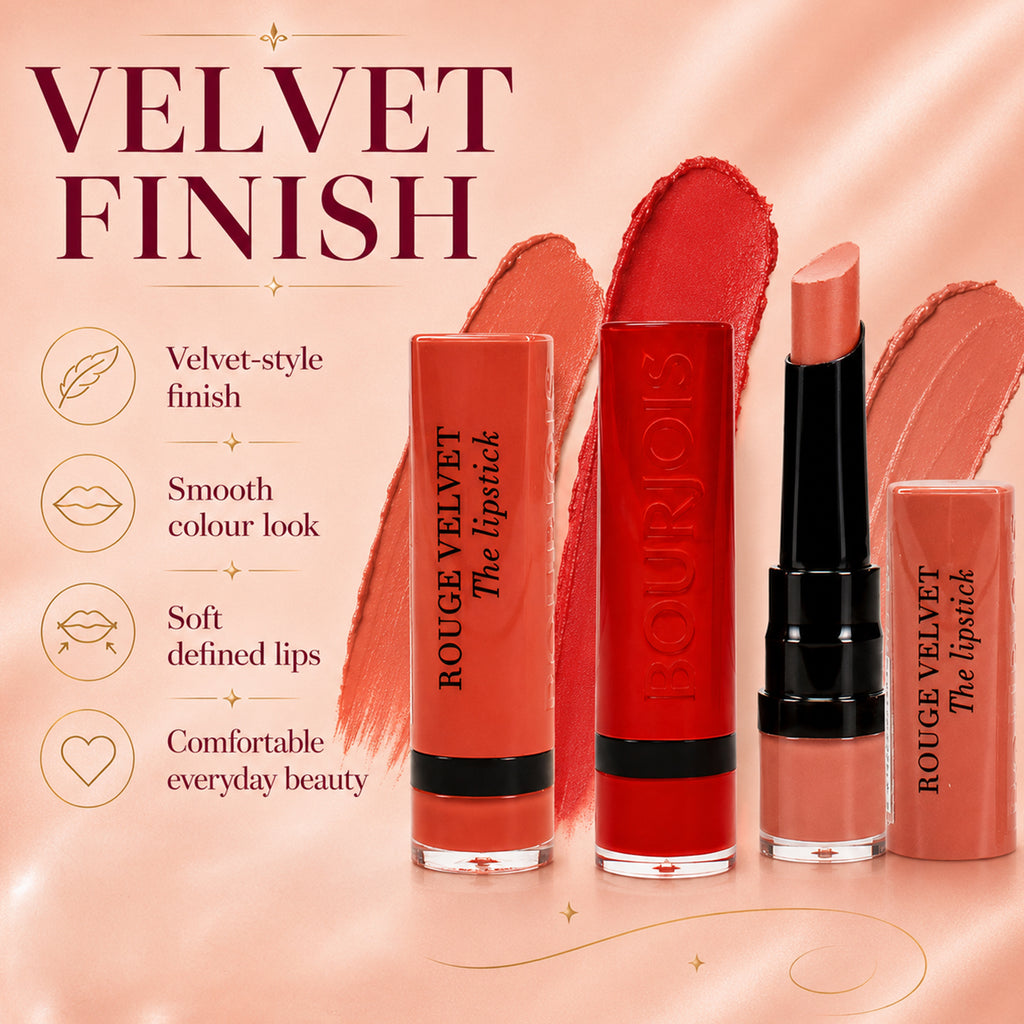 Bourjois 3-Piece Lipstick Set (Includes Bourjois Velvet Lipstick Caramel Sale, Bourjois Velvet Lipstick Moka Dero 022, and Bourjois Velvet Lipstick Chocoquette 51)_8695412_2