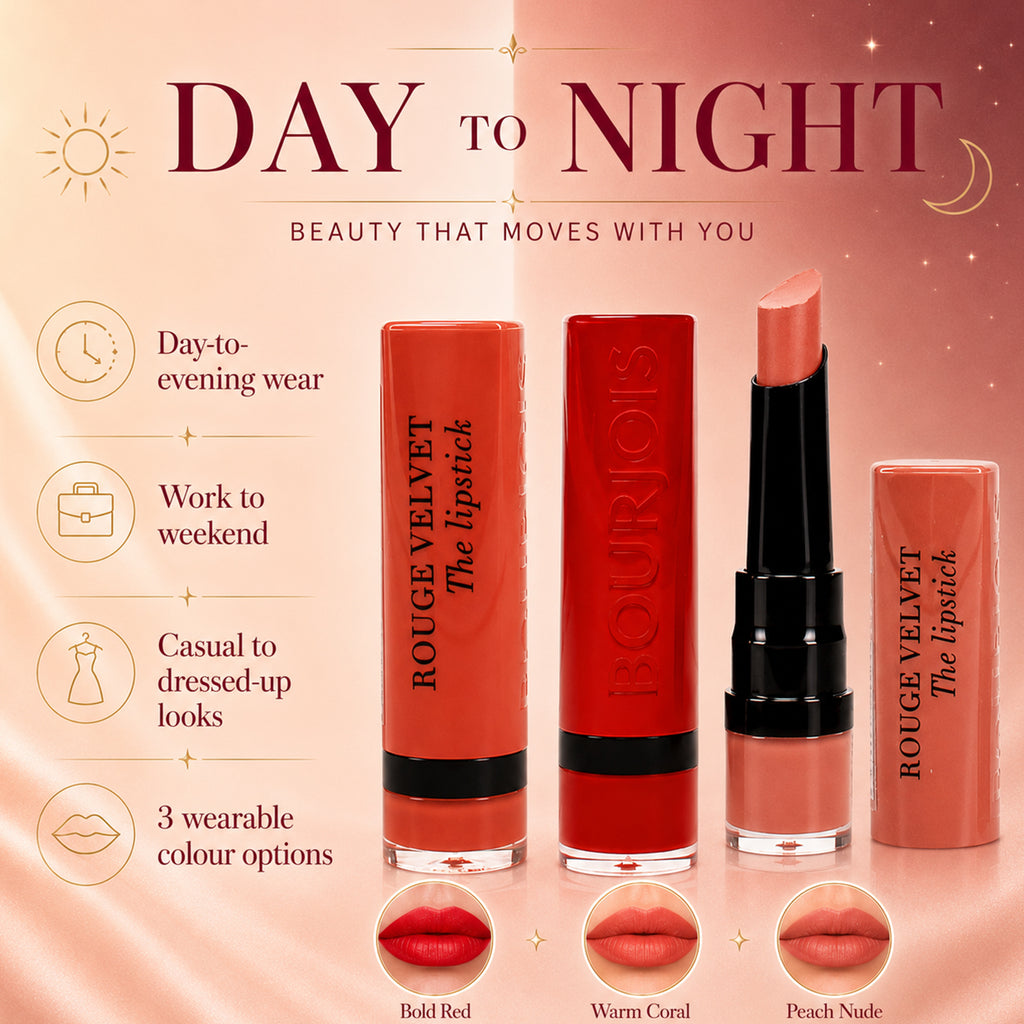 Bourjois: 3-Piece Lipstick Set (Includes Bourjois Velvet Lipstick in Caramel Sale, Bourjois Velvet Lipstick in Moka Dero 022 & Bourjois Velvet Lipstick in Chocoquette 51)_8695412_4