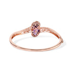 EverTrue - Rose De France Amethyst & White Zircon Full Bangle (Size - 7.5) 10.32 Ct._8695432_4