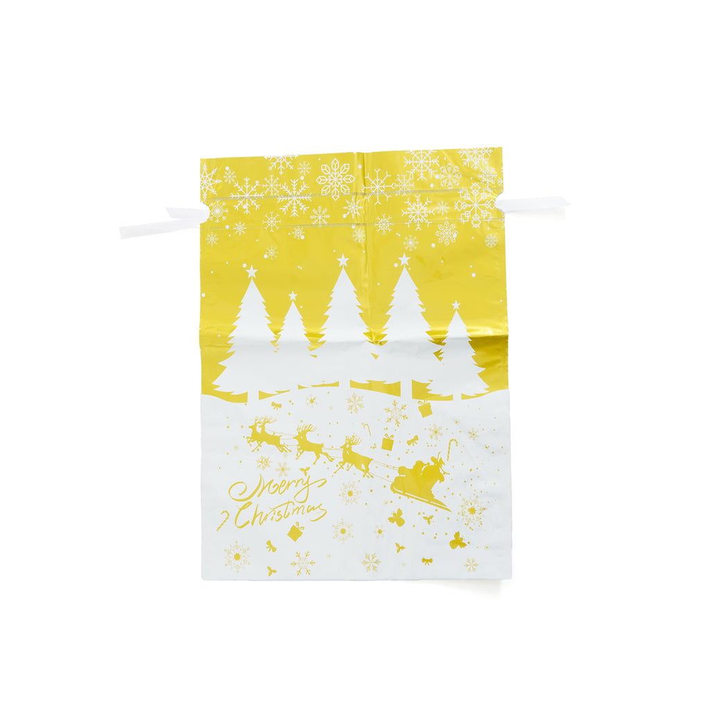 Assorted Metallic Christmas Foil Present Gift Packing Bags (30 Pack) - Multi Colour_8696613_2