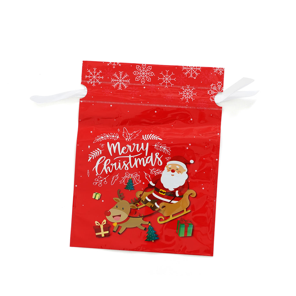 Assorted Metallic Christmas Foil Present Gift Packing Bags (30 Pack) - Multi Colour_8696613_6
