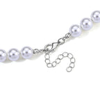 White Shell Pearl & Multi Crystal Blooming Flower Adjustable Necklace (Size - 18+2 Ext) 235.00 Ct._8696750_4