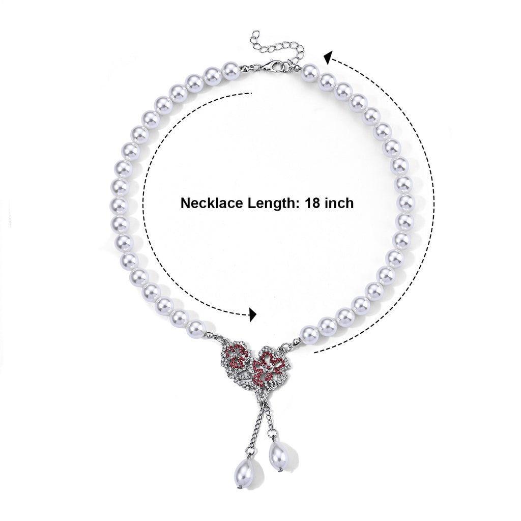 White Shell Pearl & Multi Crystal Blooming Flower Adjustable Necklace (Size - 18+2 Ext) 235.00 Ct._8696750_5