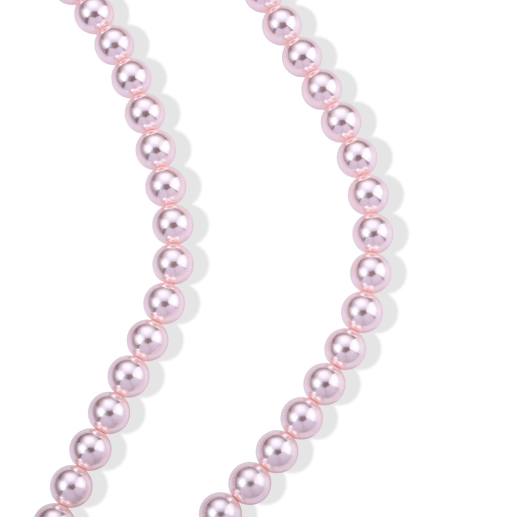 Pink Shell Pearl & Multi Crystal Blooming Flower Adjustable Necklace (Size - 18+2 Ext) 235.00 Ct._8696751_3