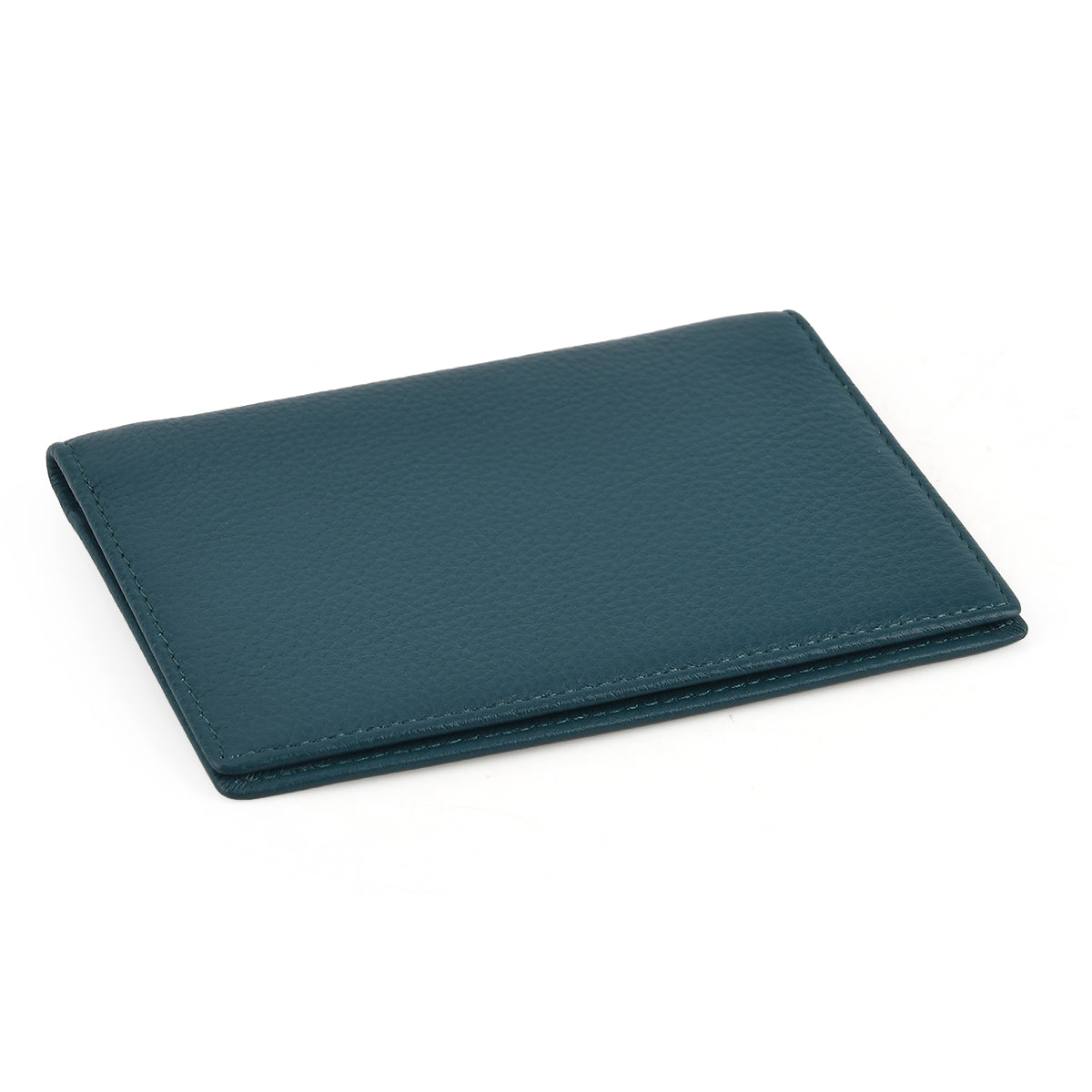 Leather Patterned Passport Holder (Size 14x10x1 cm) - Dark Green 8696941 4