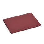 Leather Patterned Passport Holder (Size 14x10x1 cm) - Burgundy_8696942_5