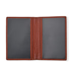 Leather Patterned Passport Holder (Size 14x10x1 cm) - Brown_8696943_3