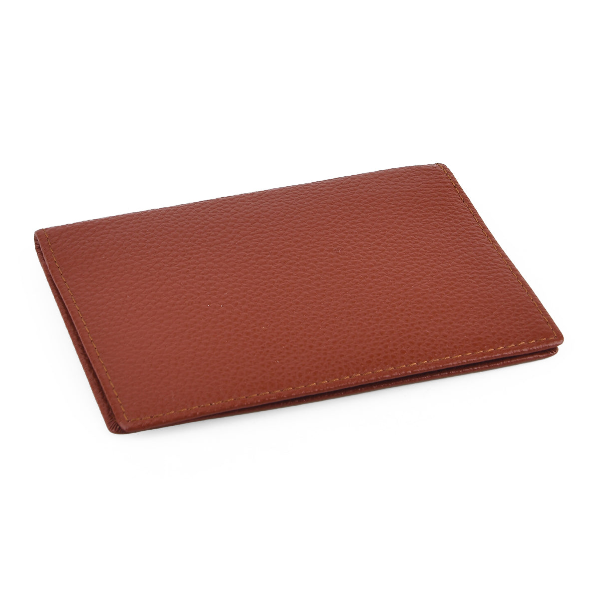 Leather Patterned Passport Holder (Size 14x10x1 cm) - Brown 8696943 5