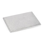 Leather Patterned Passport Holder (Size 14x10x1 cm) - Silver_8696945_5