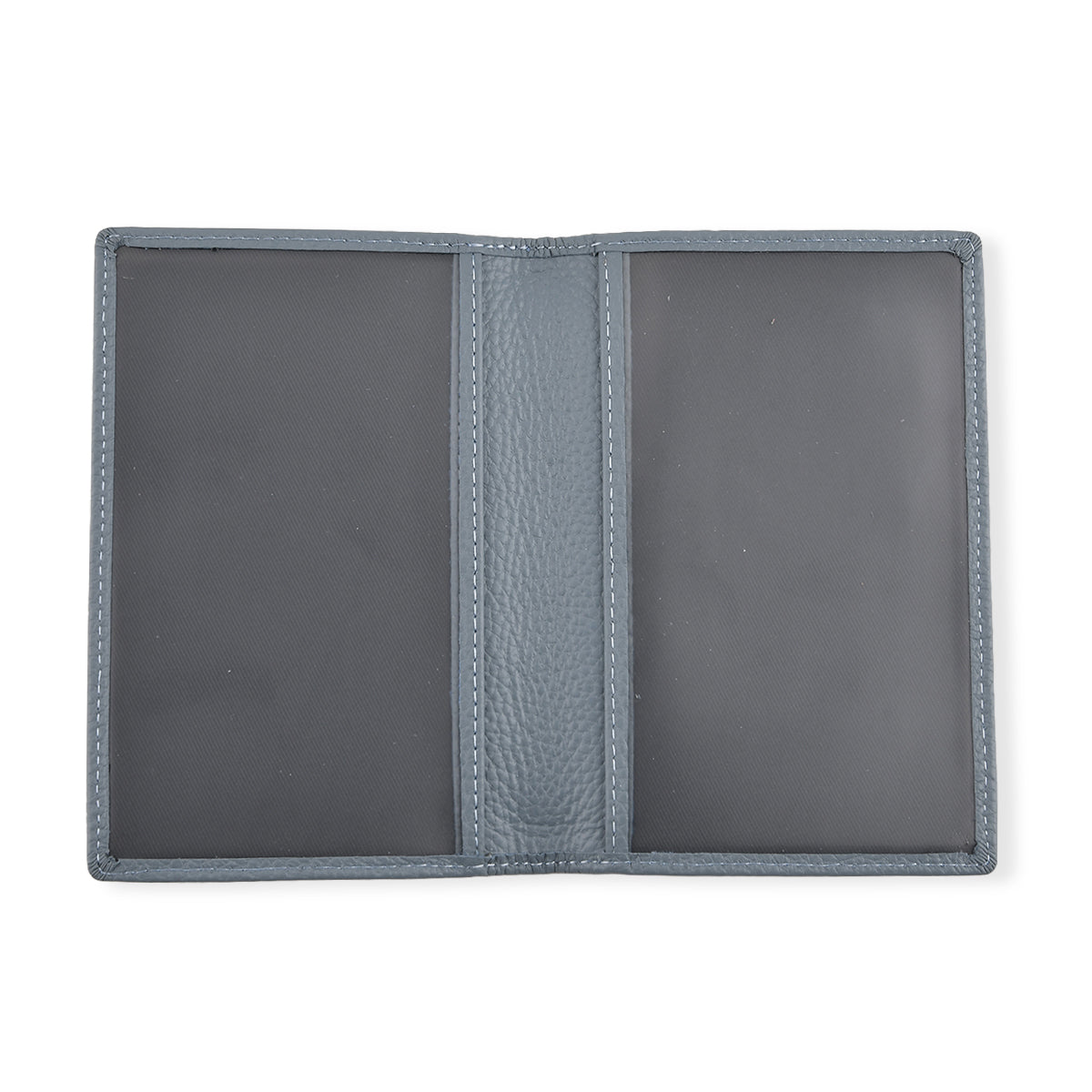 Leather Patterned Passport Holder (Size 14x10x1 cm) - Light Blue 8696946 3