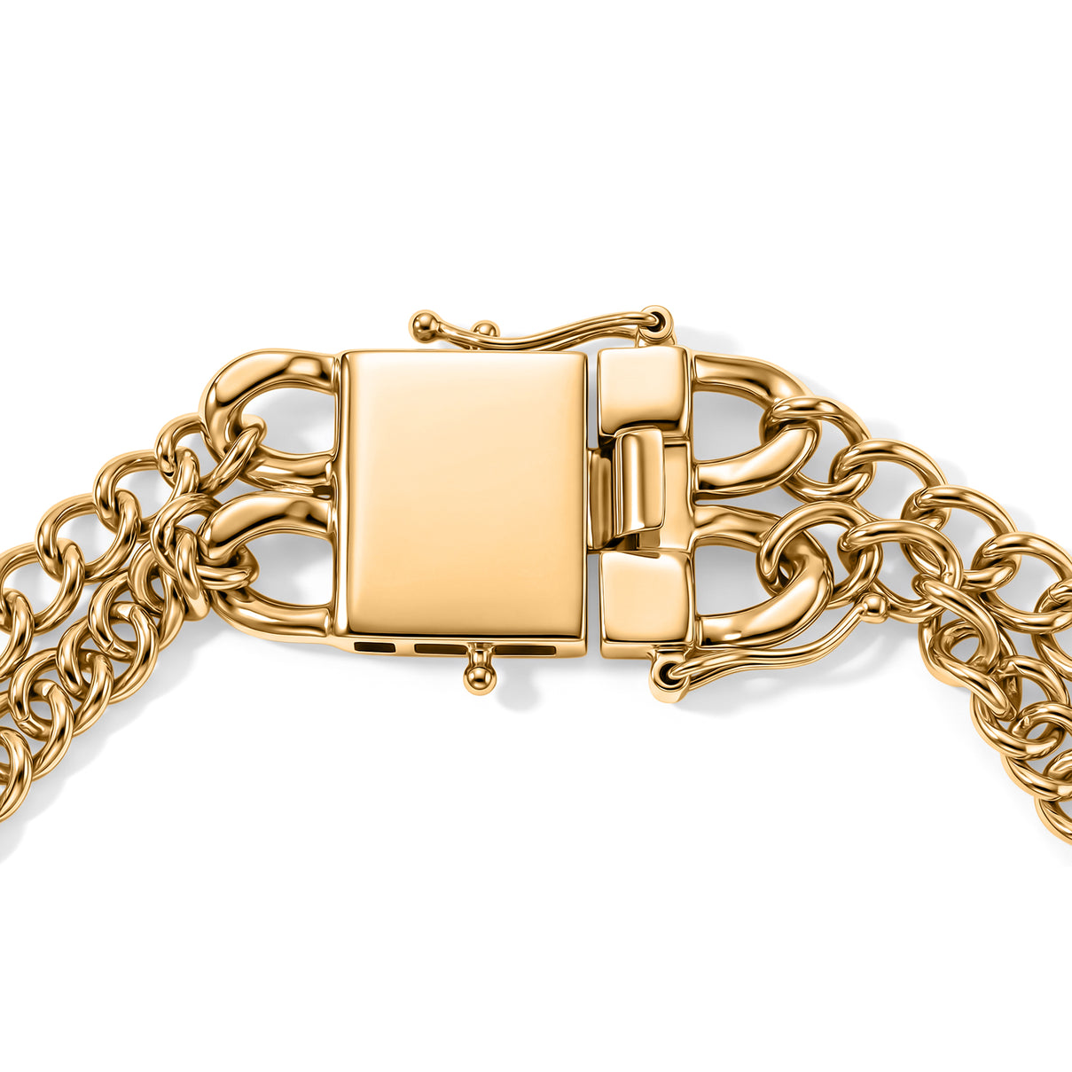 EverTrue - Labradorite Chain Bracelet (Size - 7.5) with GB Lock Box in Yellow Gold Tone 10.60 Ct. 8696961 3