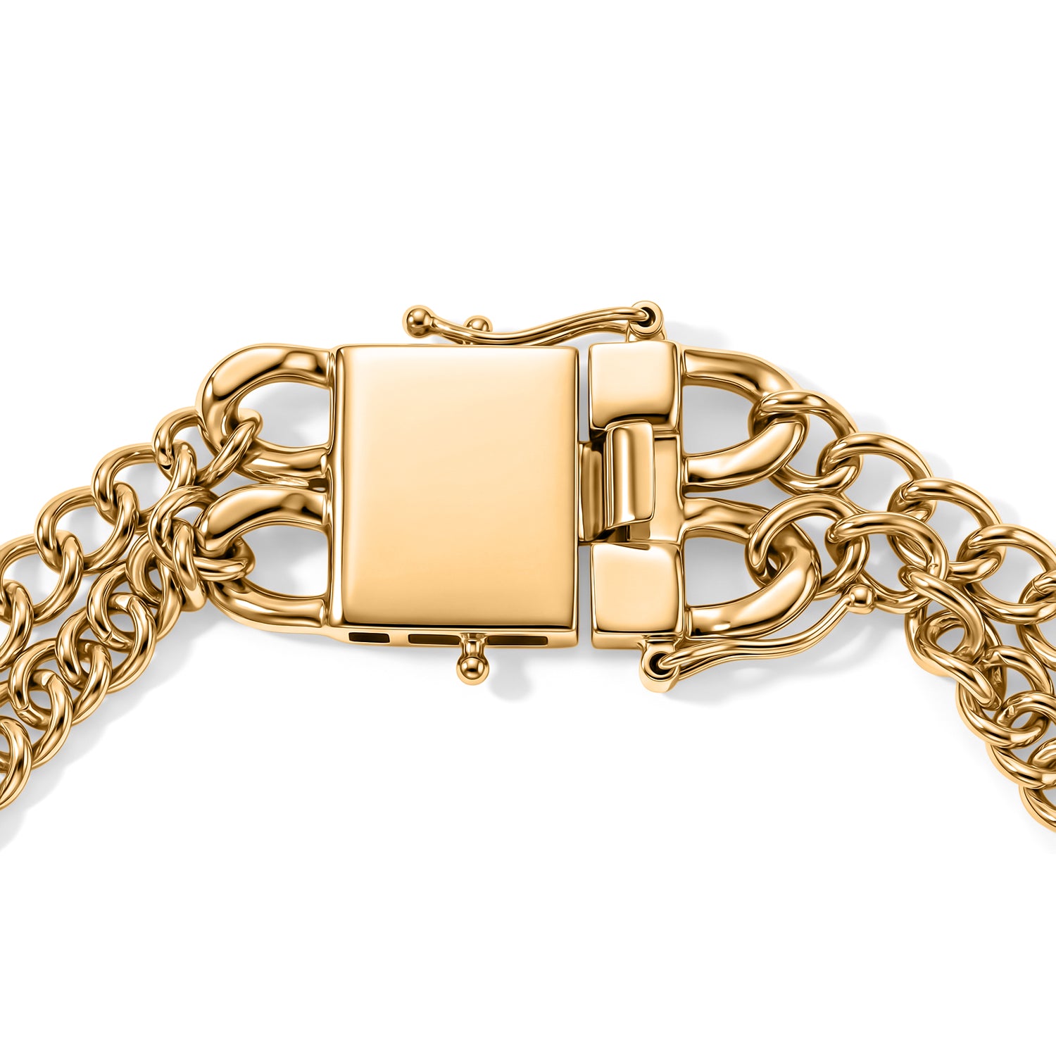 EverTrue - Labradorite Chain Bracelet (Size - 7.5) with GB Lock Box in Yellow Gold Tone 10.60 Ct. 8696961 3