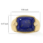 EverTrue - Lapis Lazuli Solitaire Ring in Yellow Gold Tone 6.36 Ct._8697049_5