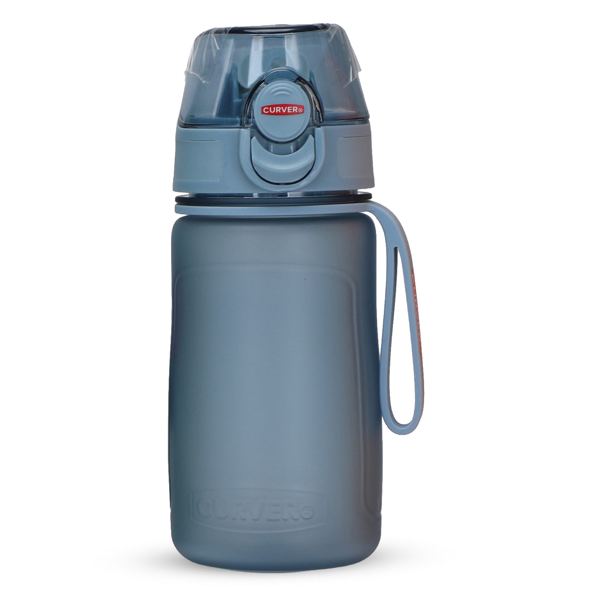 Curver Water Bottle with Flip-Top Lid and Carry Strap (420ml) - Pastel Blue V32513937 0