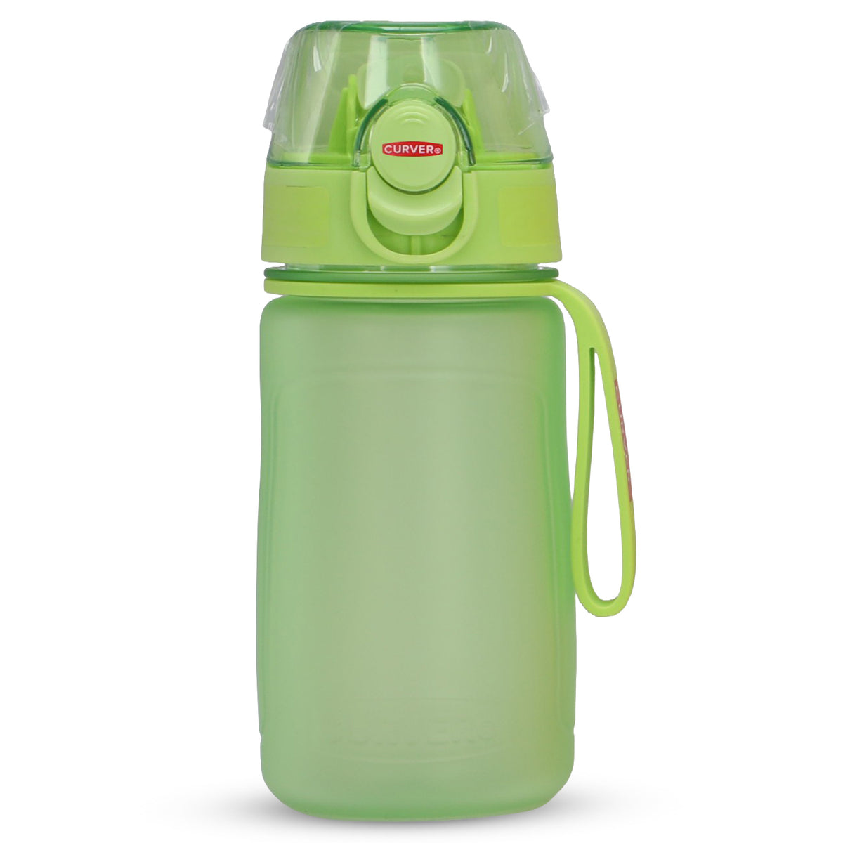 Curver Water Bottle with Flip-Top Lid and Carry Strap (420ml) - Light Green V32512606 0