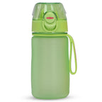 Curver Water Bottle with Flip-Top Lid and Carry Strap (420ml) - Light Green_8697715