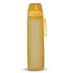Curver Water Bottle with Flip-Top Lid and Carry Strap (800ml) - Pastel Yellow_8697719