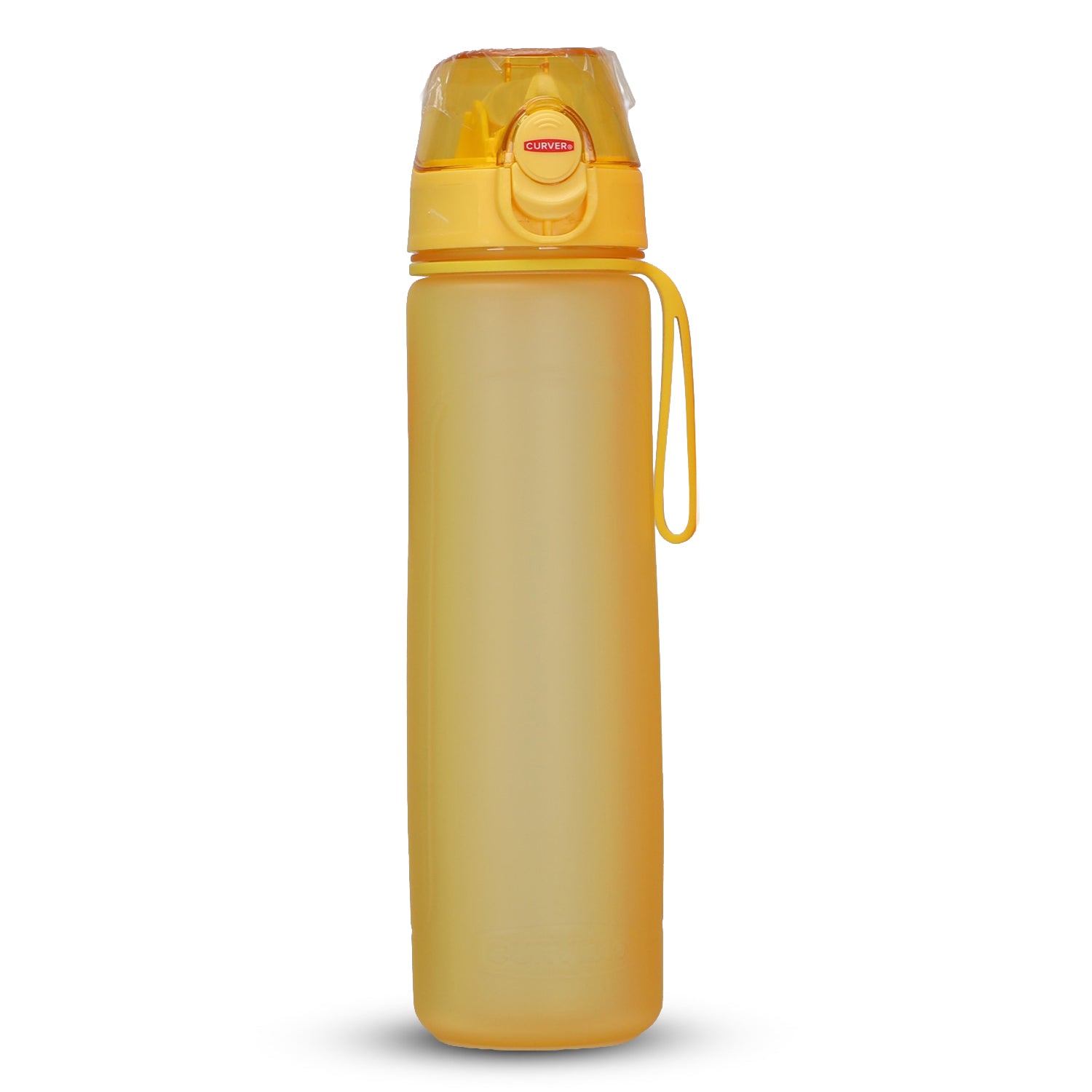 Curver Water Bottle with Flip-Top Lid and Carry Strap (800ml) - Pastel Yellow V32520429 0
