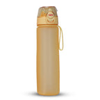 Curver Water Bottle with Flip-Top Lid and Carry Strap (800ml) - Bright Yellow_8697720