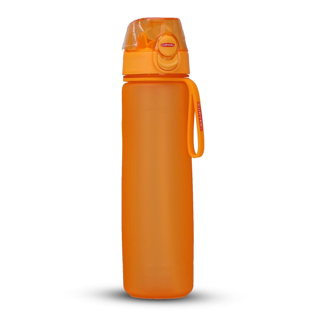 Curver Water Bottle with Flip-Top Lid and Carry Strap (800ml) - Bright Orange V32533994 0