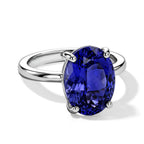 Rhapsody - 950 Platinum AAAA Tanzanite Solitaire Ring 6.16 Ct, Platinum Wt. 5.40 Gms_8699989