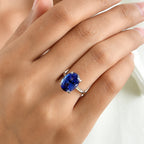 Rhapsody - 950 Platinum AAAA Tanzanite Solitaire Ring 6.16 Ct, Platinum Wt. 5.40 Gms_8699989_1