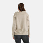 La Marey Cozy Fold-Over Turtleneck Knit Jumper (Size - S/M, 8-14) - Beige_8700019_1