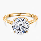 BIGGEST EVER FIND OF THE MONTH - 9K Yellow Gold Lab Grown Diamond (VS/E-F) Ring 3.00  Ct._8700405