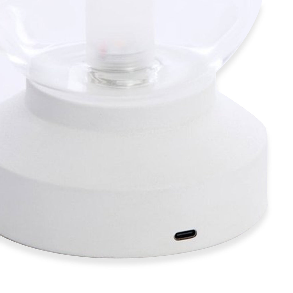 Light & Living Merey Rechargeable LED Table Lamp (19 cm) - Clear & Cream_8701140_2
