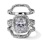 D'Joy Moissanite Ring Sterling Silver  2.690  Ct._8701338