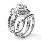 D'Joy Moissanite Ring Sterling Silver  2.690  Ct._8701338_2