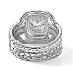 D'Joy Moissanite Ring Sterling Silver  2.690  Ct._8701338_3