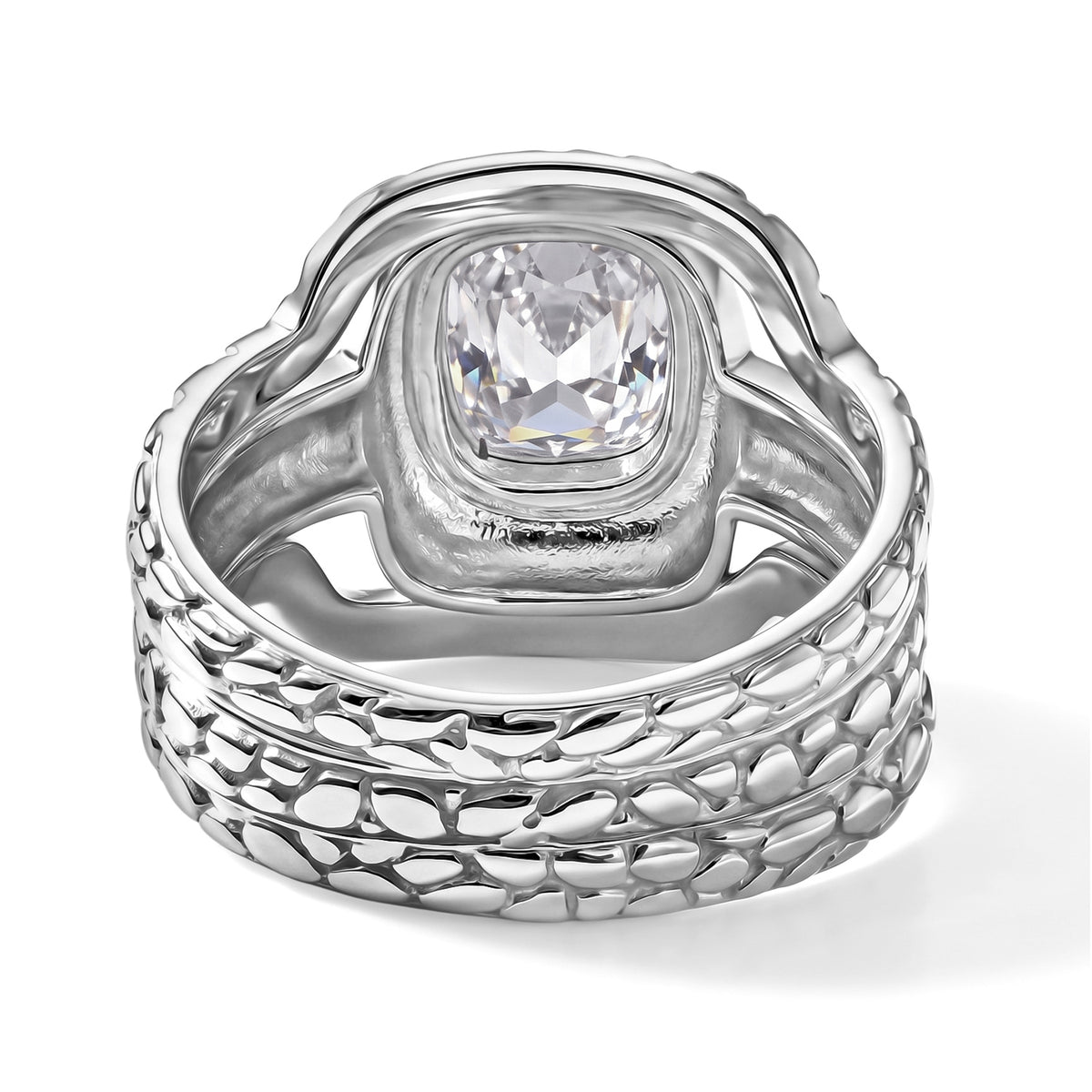 Royal Bali Collection - D'Joy Moissanite Ring in Sterling Silver 2.70 Ct. 8701338 3
