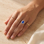 Luxuriant Blue Spinel, Lab Grown Diamond Ring in Rhodium OverlaySterling Silver  1.720  Ct._8701940_2