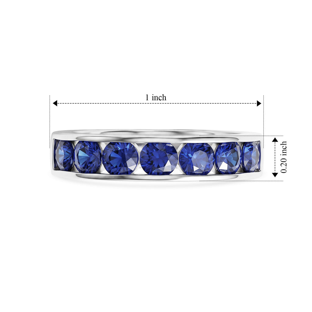 D'Joy Tanzanian Blue Spinel Ring in Rhodium OverlaySterling Silver  1.540  Ct._8702173_5