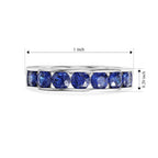 D'Joy Tanzanian Blue Spinel Ring in Rhodium OverlaySterling Silver  1.540  Ct._8702173_5