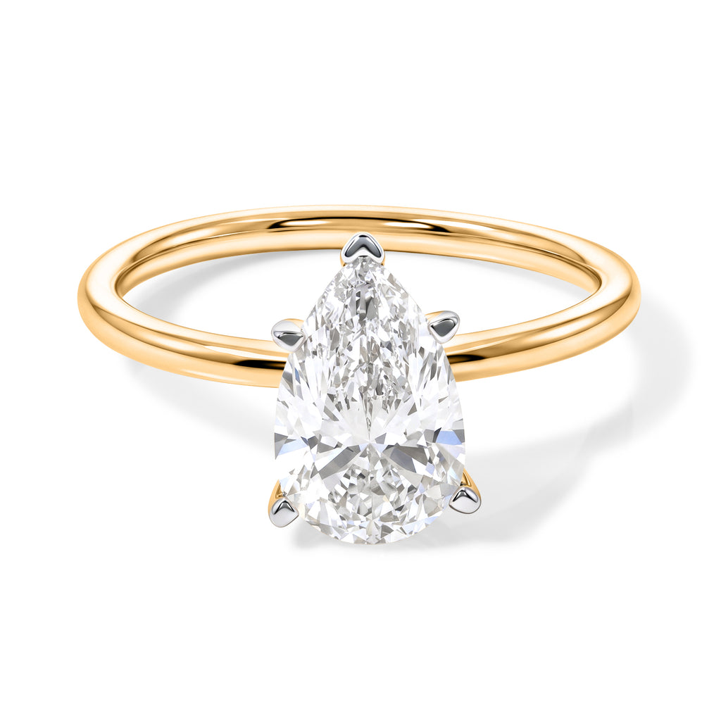 Luxuriant - 18K Yellow Gold SGL Certified Lab Grown Diamond Solitaire Ring 2.00 Ct._8705617