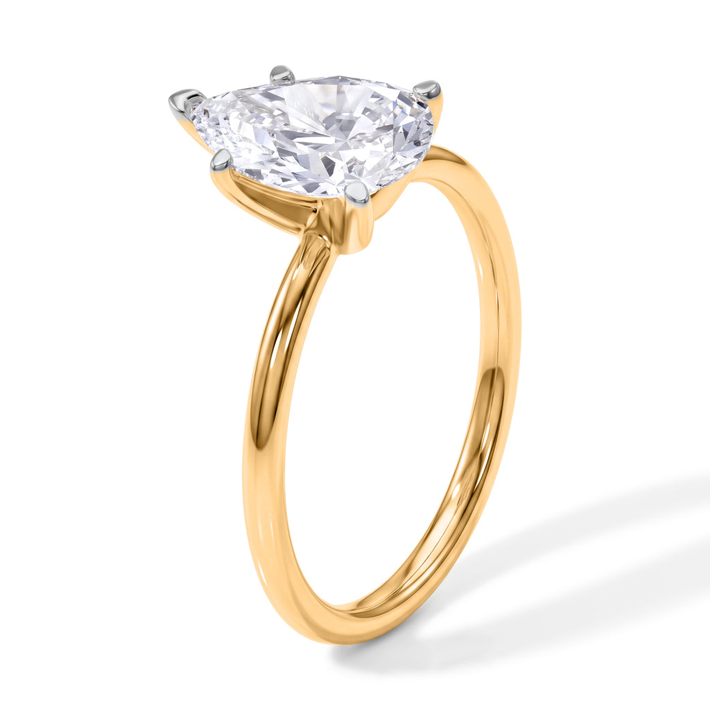 Luxuriant - 18K Yellow Gold SGL Certified Lab Grown Diamond Solitaire Ring 2.00 Ct._8705617_3