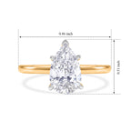 Luxuriant - 18K Yellow Gold SGL Certified Lab Grown Diamond Solitaire Ring 2.00 Ct._8705617_5