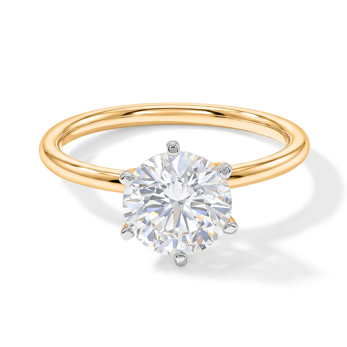 Luxuriant - 18K Yellow Gold SGL Certified Lab Grown Diamond Solitaire Ring 2.00 Ct. 8705632 1