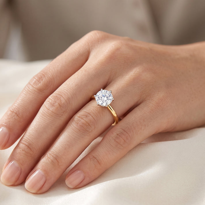 Luxuriant - 18K Yellow Gold SGL Certified Lab Grown Diamond Solitaire Ring 2.00 Ct. 8705632 2